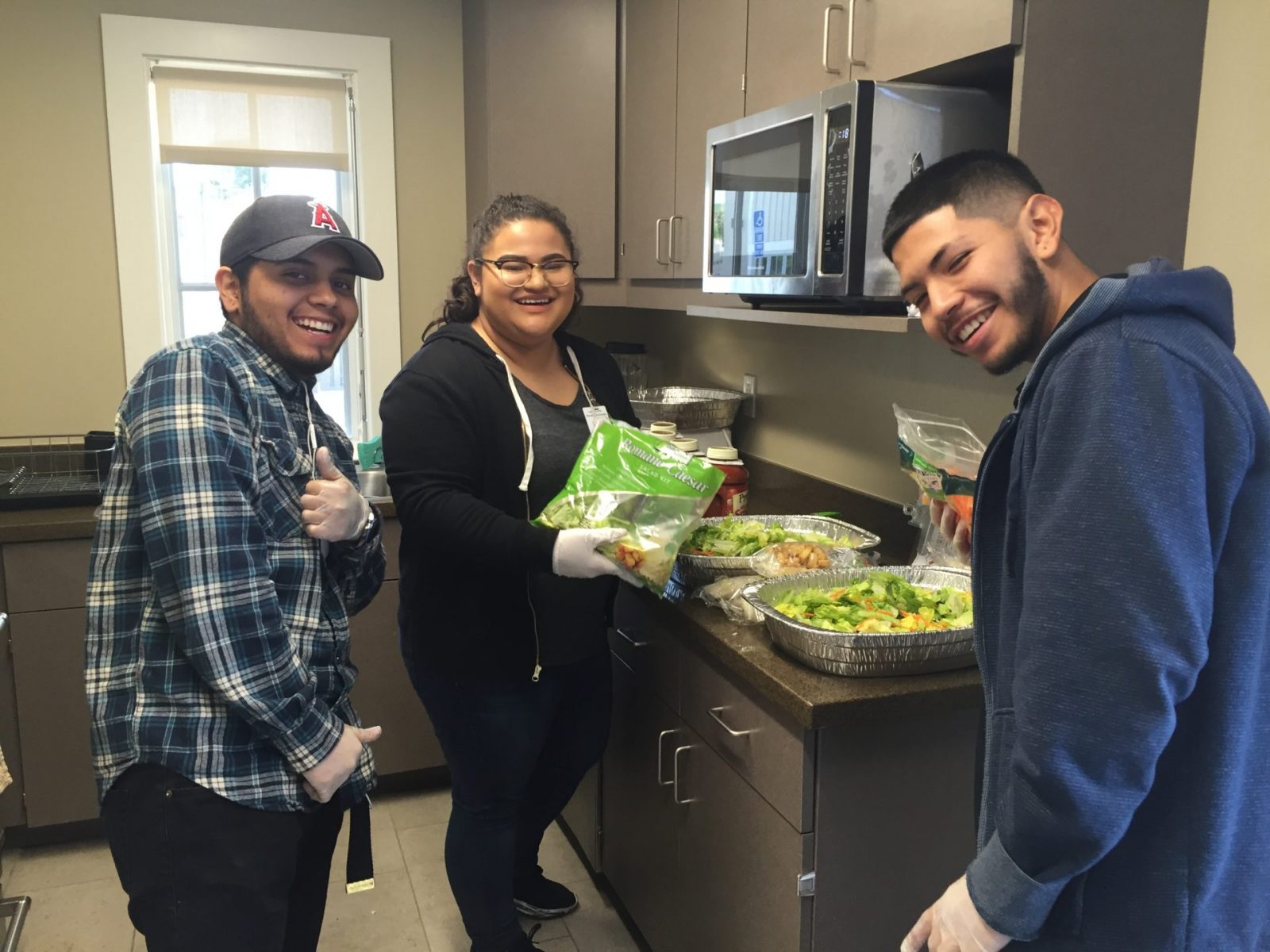 Options for Youth Students Cook Meal for Ronald McDonald House Families